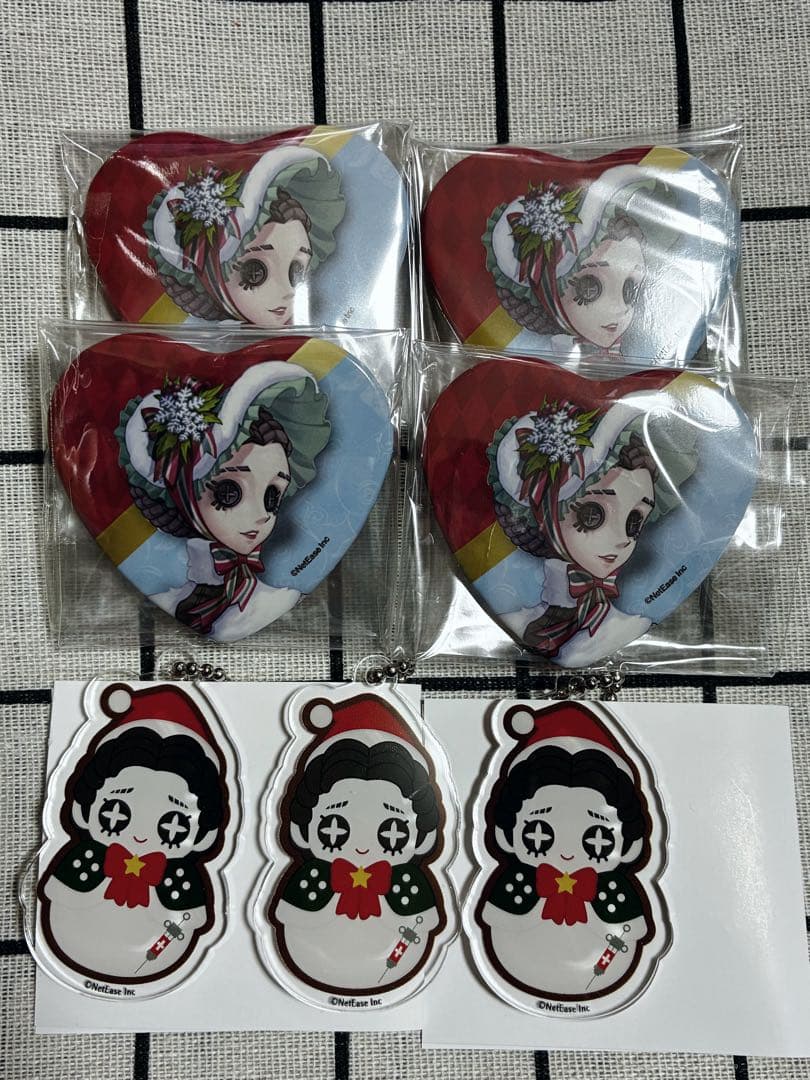 第五人格 スイパラ 医師 エミリー ハート缶バッジ 第五人格 スイパラ Academy Cafe ハート 缶バッジ 医師 エミリー